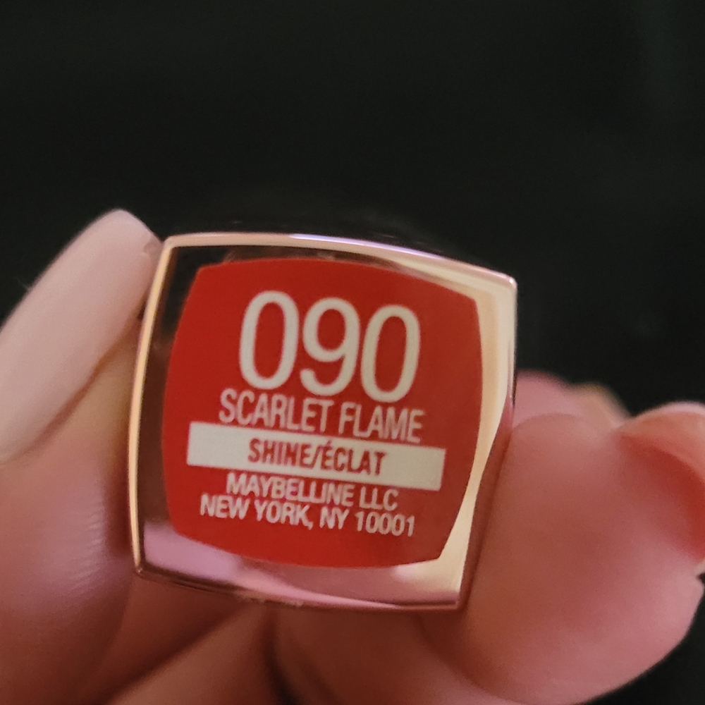 Maybelline Scarlet Flame Shine Lipstick
